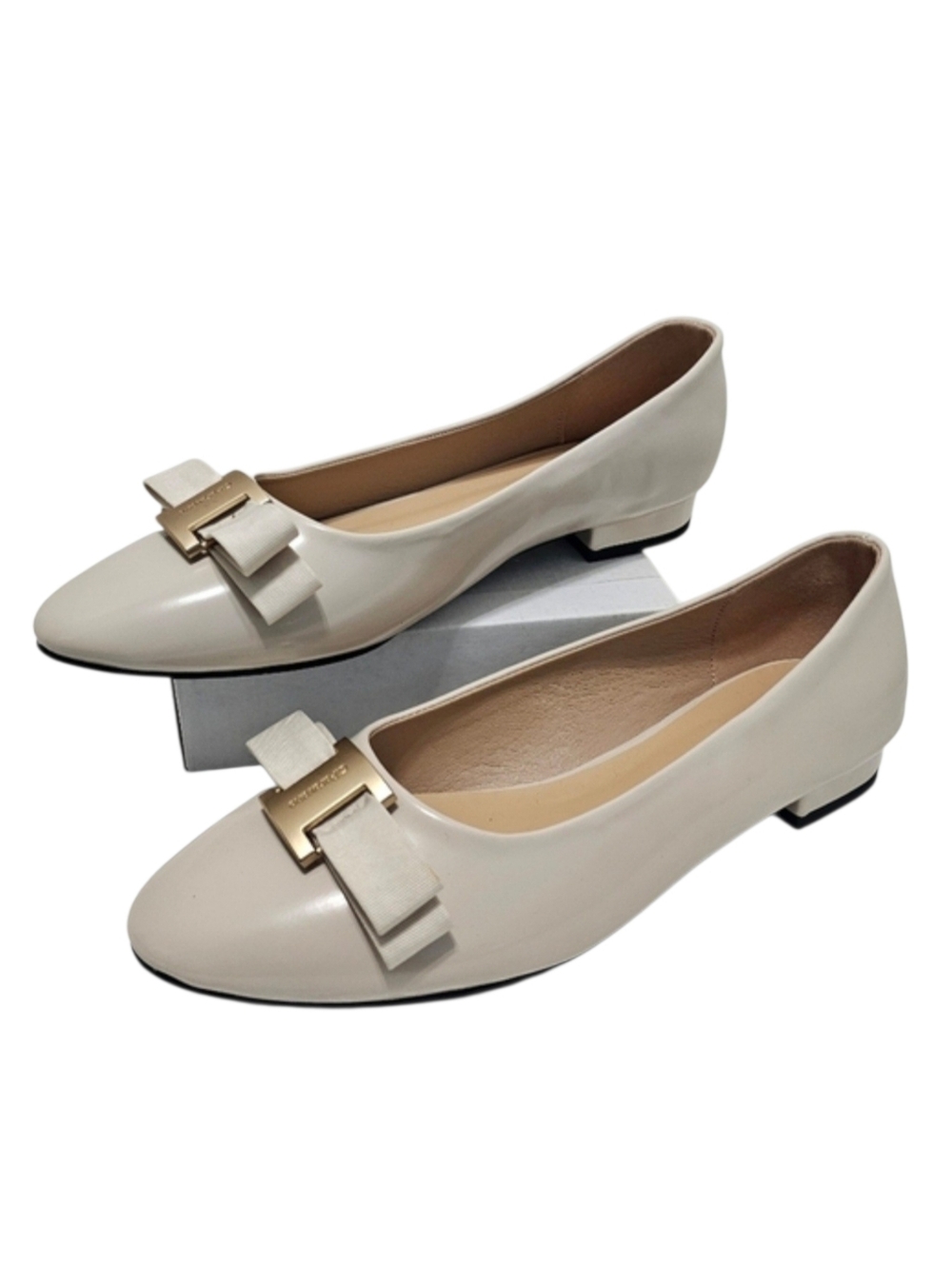 C.Paravano Women's Flat Bowknot Shoes Ballet Flats Office Lady Sz 9.5